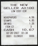 AX-100 Receipt