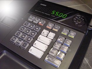 Casio 140CR Keyboard & Display