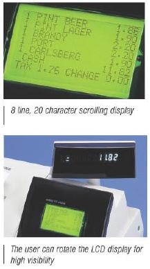 Sam4s ER-650 Displays