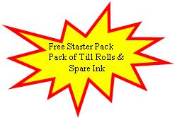 Free Till Rolls and Ink